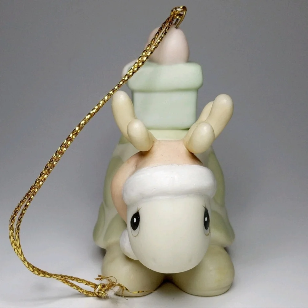 Vtg Precious Moments Slow Down And Enjoy The Holidays 1993 Christmas Ornament